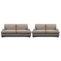 notting hill fabric 3 and 2 seater sofa suite stallion oyster