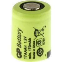 Non-standard battery (rechargeable) 1/3 AAA Flat top NiMH GP Batteries GP17AAAH 1.2 V 170 mAh