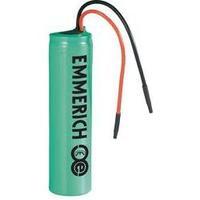 Non-standard battery (rechargeable) 14500 Cable Li-ion Emmerich LI14500 3.7 V 800 mAh