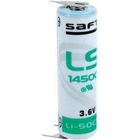 Non-standard battery AA U solder pins Lithium Saft LS 14500 3PFRP 3.6 V 2600 mAh 1 pc(s)