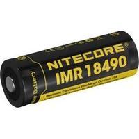 non standard battery rechargeable 18490 li ion nitecore 18490imr 37 v  ...