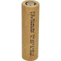 Non-standard battery (rechargeable) 18650 LiFePO4 K2 Energy 18650P 3.3 V 1250 mAh