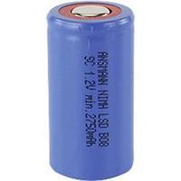 Non-standard battery (rechargeable) Sub-C Flat top NiMH Ansmann SubC 1.2 V 2850 mAh