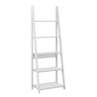 nordic ladder bookcase white