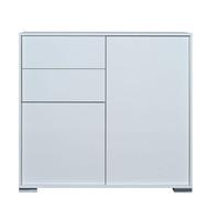 Novi Shiny White Finish 2 Door Sideboard With 2 Drawers