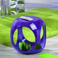 Nono Round Shape Purple Side Table