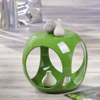 Nono Round Shape Green Side Table