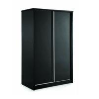 Novello Black Gloss Sliding Wardrobe