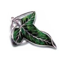 Noble Collection - Lord of the Rings Brooch Elven Leaf Brooch (silver plated)