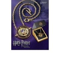 noble collection harry potter time turner sterling silver gold plated