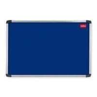 Nobo Professional Noticeboard Felt with Fixings and Aluminium Frame W1500xH1000mm Blue