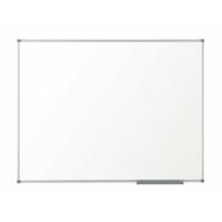 nobo basic melamine whiteboard medium 900 x 600 mm aluminium trim