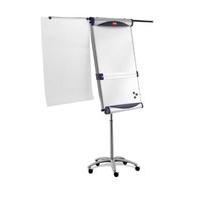 Nobo Piranha Flipchart Easel Magnetic Large with Extending Display Arms Mobile on 5 Castors Ref 1901920