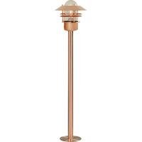 nordlux blokhus copper bollard light blokhus copper bollard light