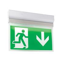 nova 2w led emergency exit gloss white 45lm 85568