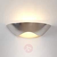 noble wall lamp matteo curve silver