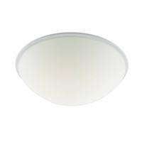 NOA522 NOAH Opal White Glass Flush Ceiling Light