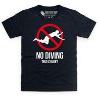 No Diving Kid\'s T Shirt