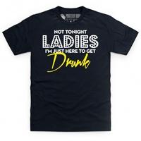 not tonight ladies t shirt