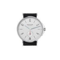 NOMOS Glashütte Ahoi Datum white dial black strap watch