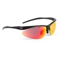 Northwave Team Sunglasses - Interchangeable Multilayer Red/Clear/Orange Lenses | Black