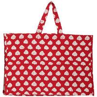 nossa handbag lisa womens shopper bag in red