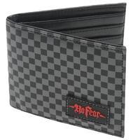 no fear checked wallet