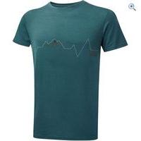 North Ridge Men\'s Heartline Merino T-Shirt - Size: XS - Colour: POSEIDON