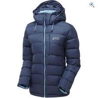 north ridge womens nord down jacket size 10 colour ibis aqua