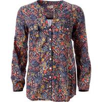 Nomads Button Through Shirt - Navy