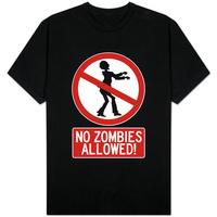 no zombies allowed sign