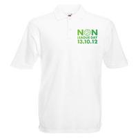 Non-League Day Logo Polo Shirt (White) - With Date