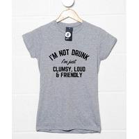 Not Drunk Just Friendly Womens T Shirt