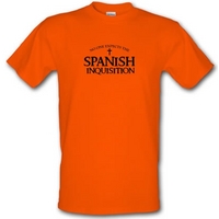 No One Expects The Spanish Inquisition male t-shirt.