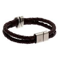 nottingham forest fc leather bracelet