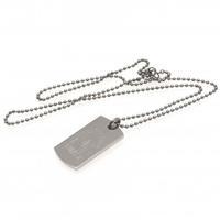 Nottingham Forest F.C. Engraved Crest Dog Tag &amp;amp; Chain