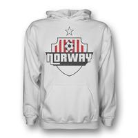 norway country logo hoody white kids