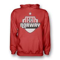 norway country logo hoody red kids