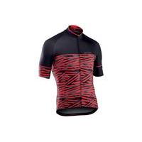 Northwave Point Break Short Sleeve Jersey | Red/Black - XL