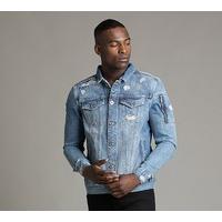 Norean Ripped Denim Jacket