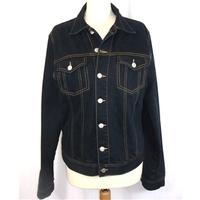 Now Size M Black Denim Jacket Size: M