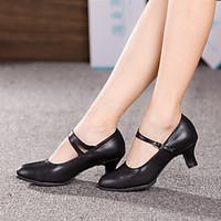 non customizable womens dance shoes modern leather cuban heel outdoor  ...