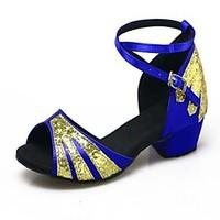 non customizable womens kids dance shoes satin leatherette satin leath ...