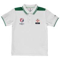 northern ireland uefa euro 2016 polo shirt white kids