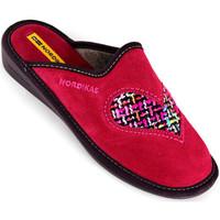 Nordika 8130 Heart women\'s Slippers in pink