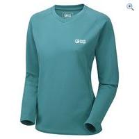 north ridge motion womens long sleeve baselayer size 10 colour teal