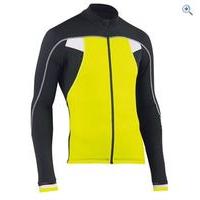 northwave sonic long sleeve jersey size m colour yellow black
