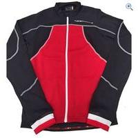 northwave sonic long sleeve jersey size m colour red and black