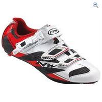 northwave sonic 2 srs road cycling shoes size 44 colour white red