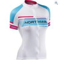 Northwave Logo Woman 2 Jersey SS - Size: L - Colour: WHITE-BLUE